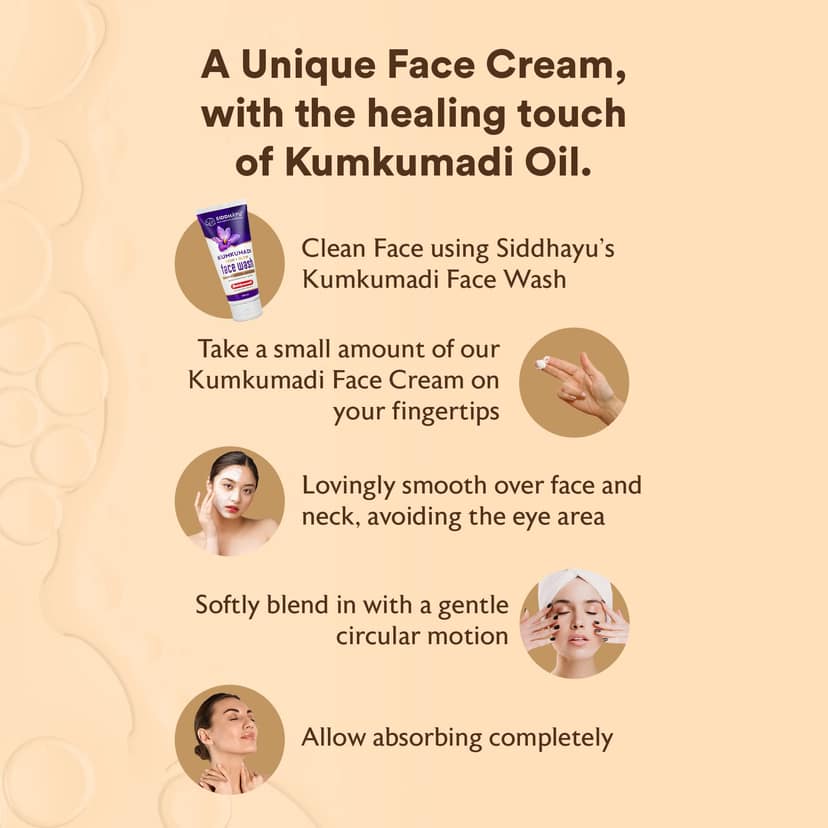 Baidyanath Siddhayu Kumkumadi Hydra plus Glow Face Cream 50 Gms view 4