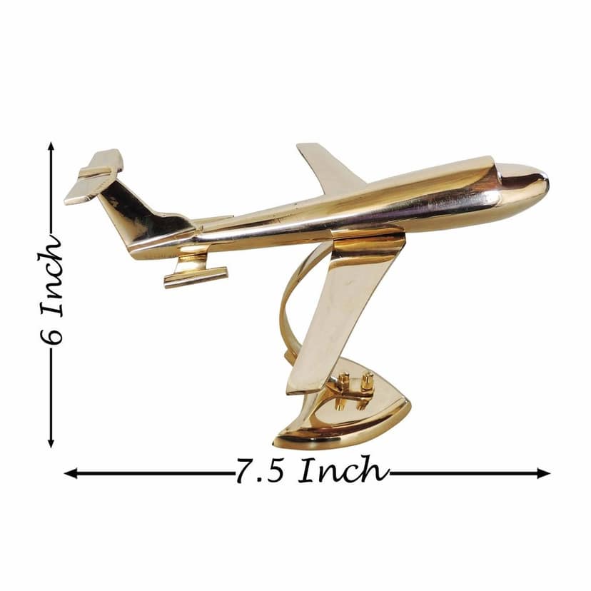 Brass Home Decorative Aeroplane J2, Jahaj (MRMAS230 C) view 2