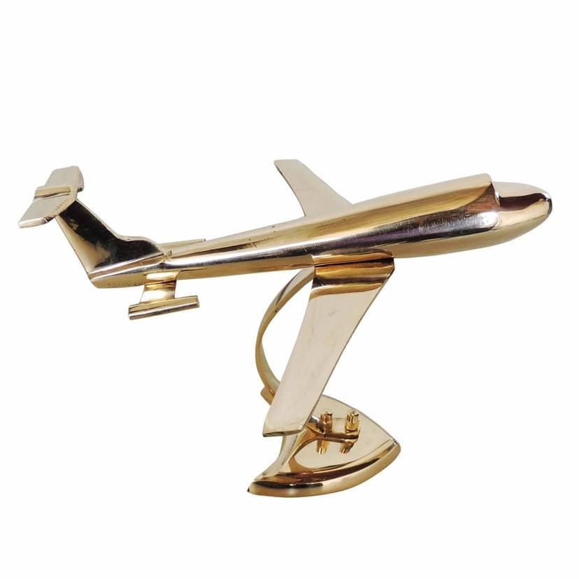 Brass Home Decorative Aeroplane J2, Jahaj (MRMAS230 C) view 4