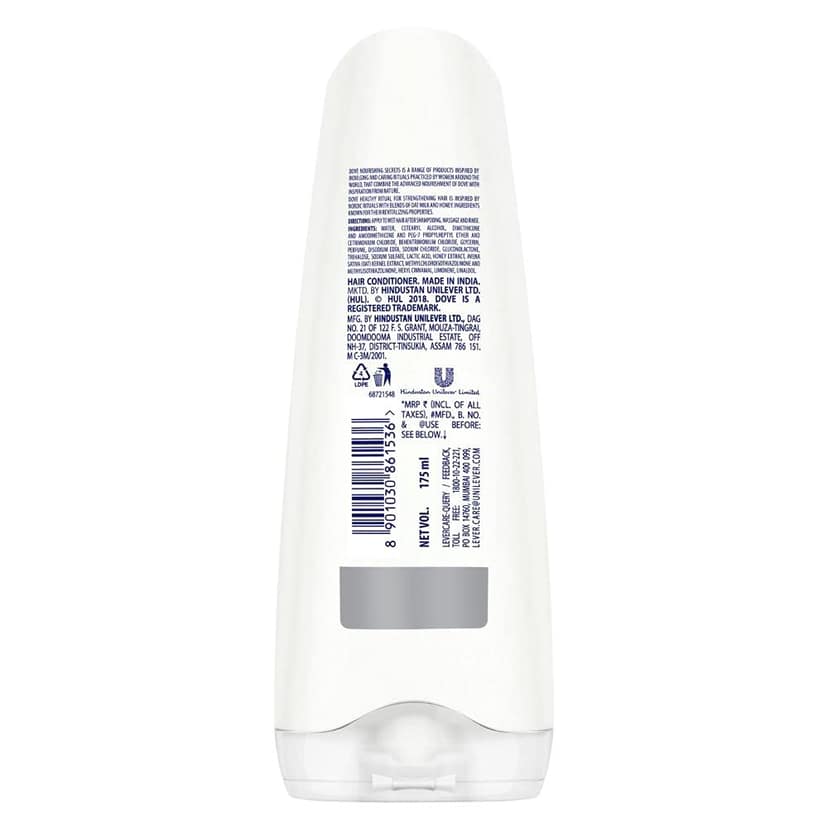 Dove Healthy Ritual For Strengthening Hair Conditioner, 175 Ml view 2