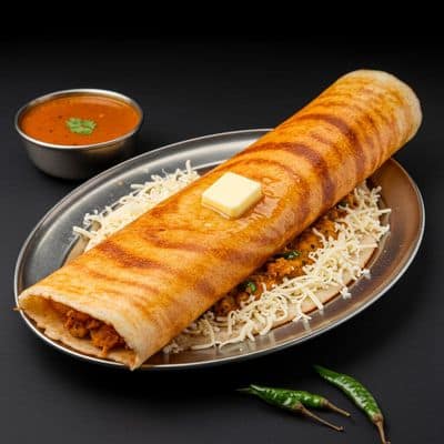 Butter Cheese Masala Dosa