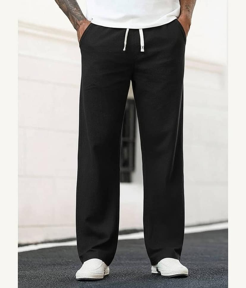 HARPITA Regular Men's Korean Pant - Black ( Pack of 1 )