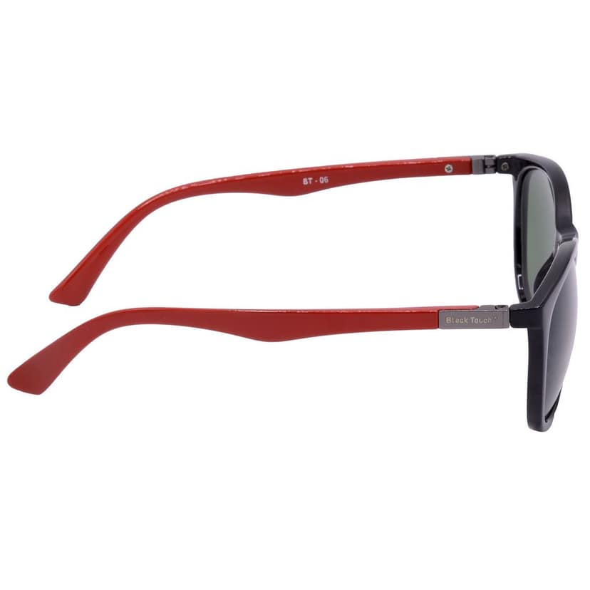Hrinkar Green Cat-eye Glasses Black, Red Frame Best Goggles for Women - HRS-BT-06-BK-RD-GRN view 3
