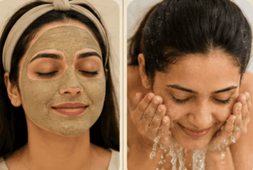 SHUSHRAJ JAIVIK Neem Rose Chandan Facial Powder Combo | 100% Natural Herbal Face Pack Powder | Pure & Chemical Free Skin Care | 3 × 100g view 6