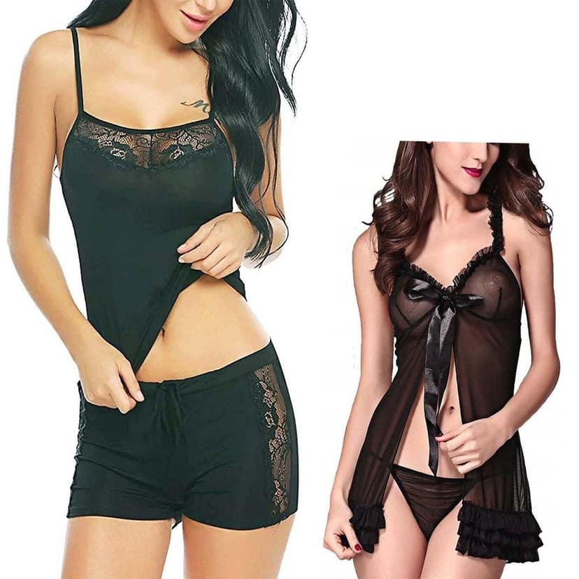 Babydoll Night dress with panty Combo Pack 2 view 8