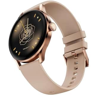 Fire-Boltt Glitz Women Smart Watch with 1.19” AMOLED Display, Bluetooth Calling, Rotating Crown, Always On Display, 1000 Nits Brightness, IP68 Waterproof (Sand Beige)