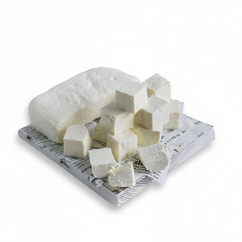 Fresh Paneer Block - 1 kg - One vacuum packed block of paneer view 3