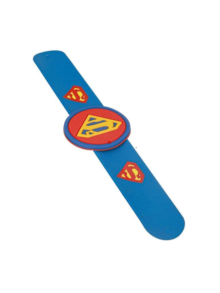Superman Wrist Slap Band Kids Toy Rakhi With Roli Chawal view 3