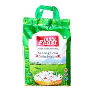 Indiafeast 1121 Golden Sella Basmati Rice-10kg (Long Grain)