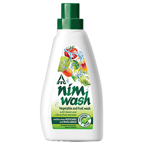 Nimwash Vegetable & Fruit Wash with 100% Natural Action, 500 ml