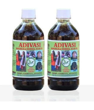 Oilanic Adivasi Bhringraj Hair Oil-Anti Hair Fall Combo of 250 mL Pack of 2