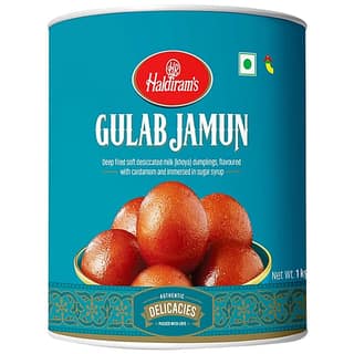 Haldiram's Sweets - Gulab Jamun, 1 Kg Pouch