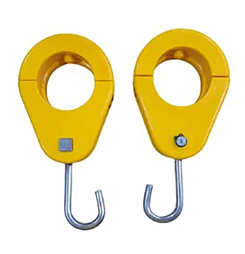REZNOR Heavy Duty Rotating Carabiner Hook for Swings with Cuff, Swing Set Accessories, Weight Capacity 200 kg