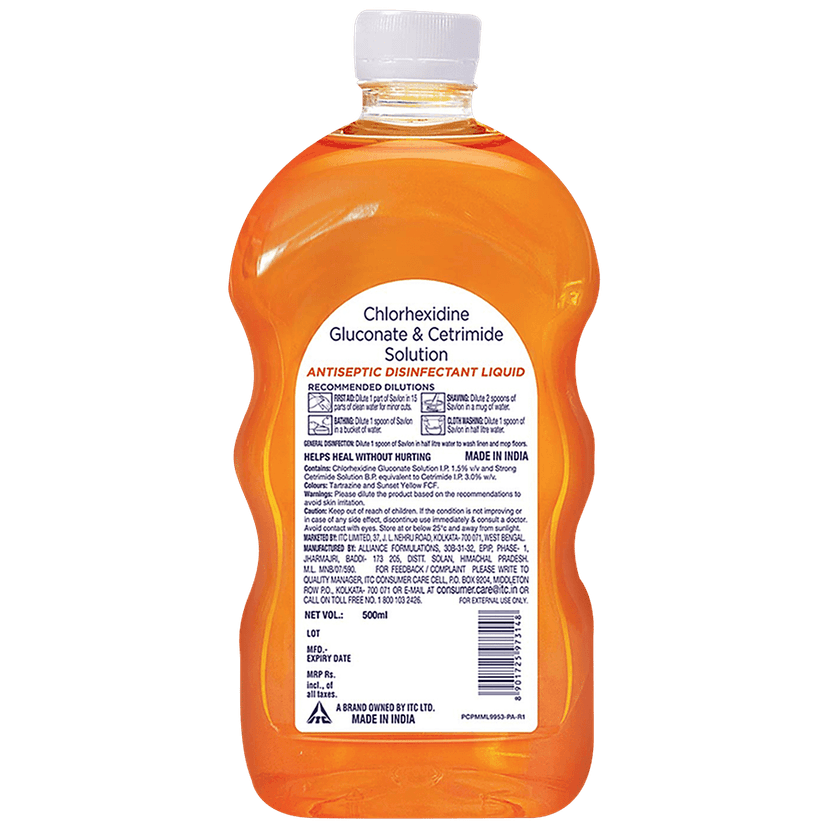 Savlon Antiseptic - Disinfectant Liquid, 500 Ml view 2