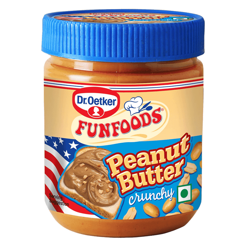 Dr. Oetker Funfoods Peanut Butter Crunchy, 400 G Jar view 2