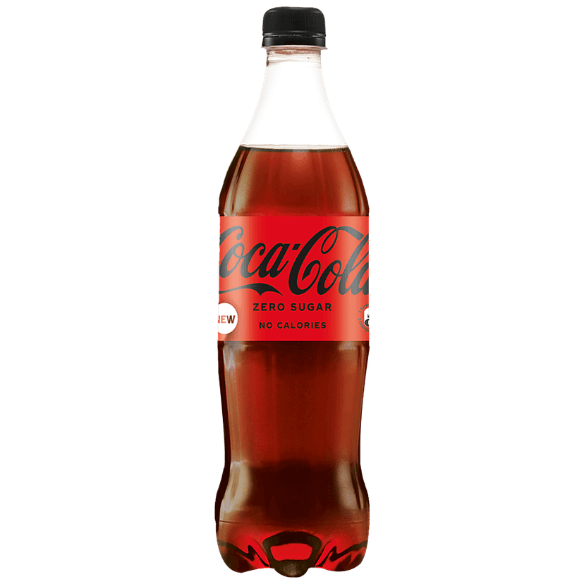 Coca Cola Soft Drink - Zero Sugar, No Calories, 600 Ml Bottle view 2