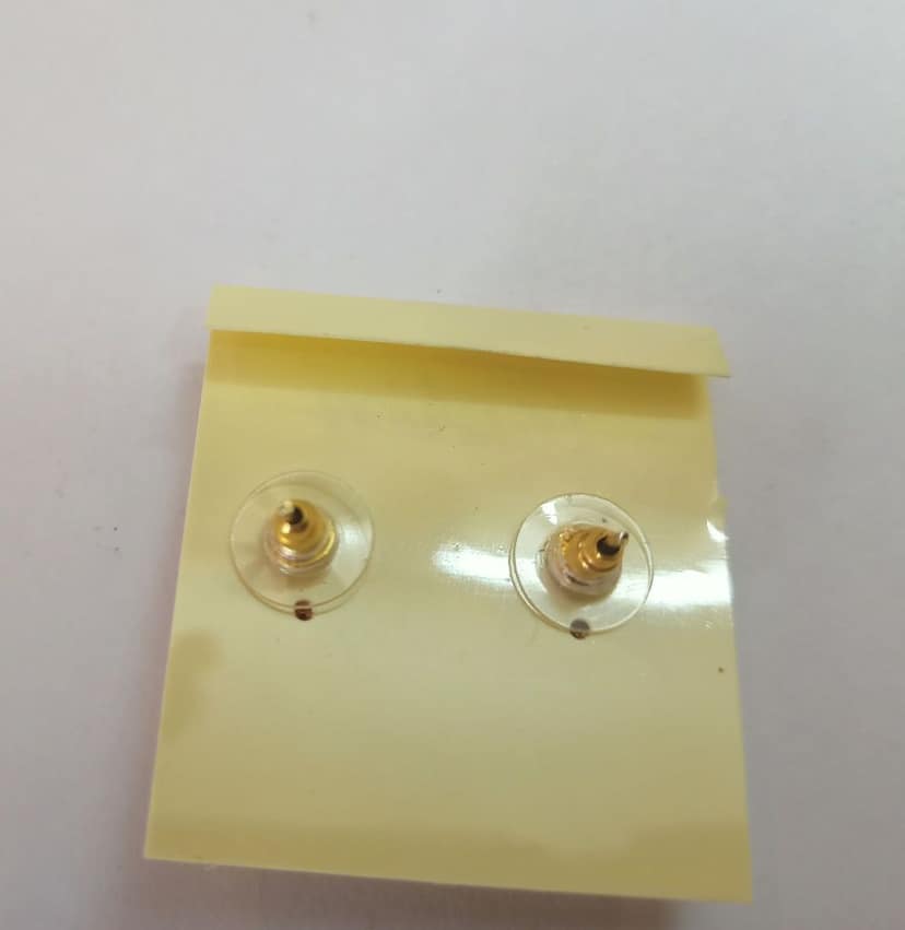 14k Gold Plated Ruby and Kundan Indian Jhumka Earrings view 3