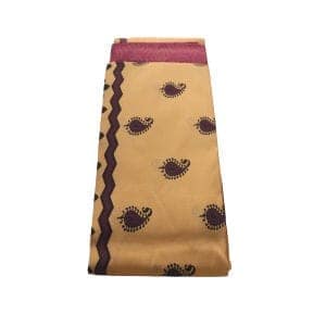 Buy Purple Cotton Bandhani Work Unstitched Salwar Suit With Dupatta Set For Women view 3