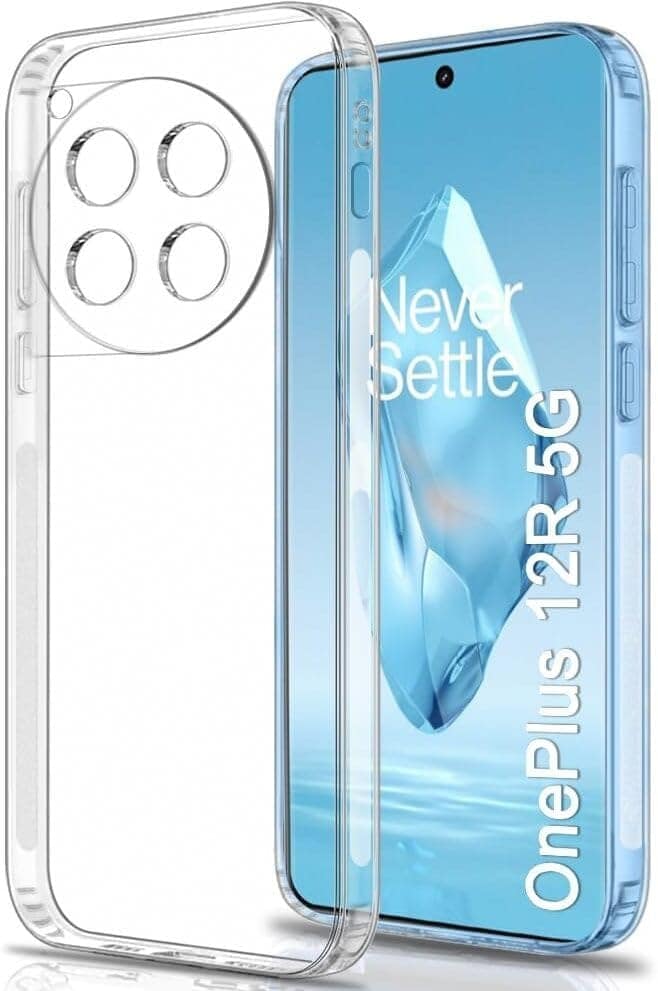 PLUGTECH TPU Ultra Hybrid Clear Camera Protection Back Cover Case for OnePlus 12R