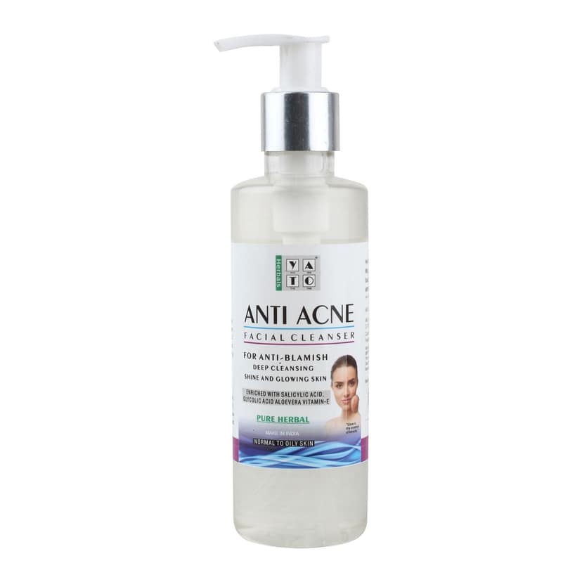YATO Herbals Anti Acne Face Cleanser 210 ML view 7
