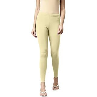 SHE PURE LUXURY WEAR Ankle Length Ethnic Wear Legging (Beige, Solid)
