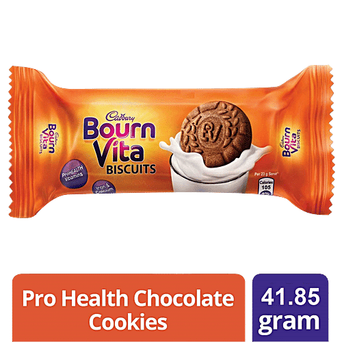 Cadbury Bournvita Biscuits Biscuits - Cookies With Prohealth Vitamins, 41.85 g Pouch