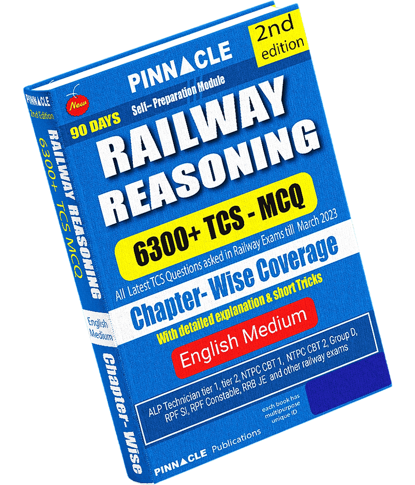 Railway Reasoning 6300 TCS MCQ Chapter Wise Book English Medium view 2