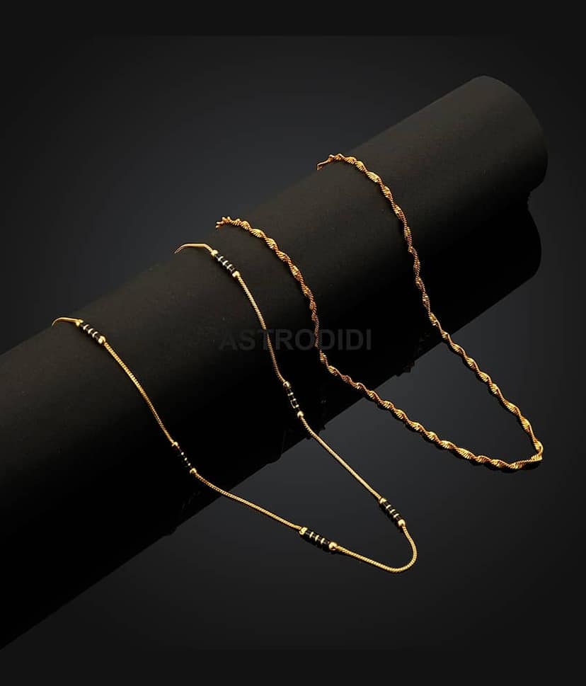 Astrodidi Gold Plated Chain ( Set of 2 )