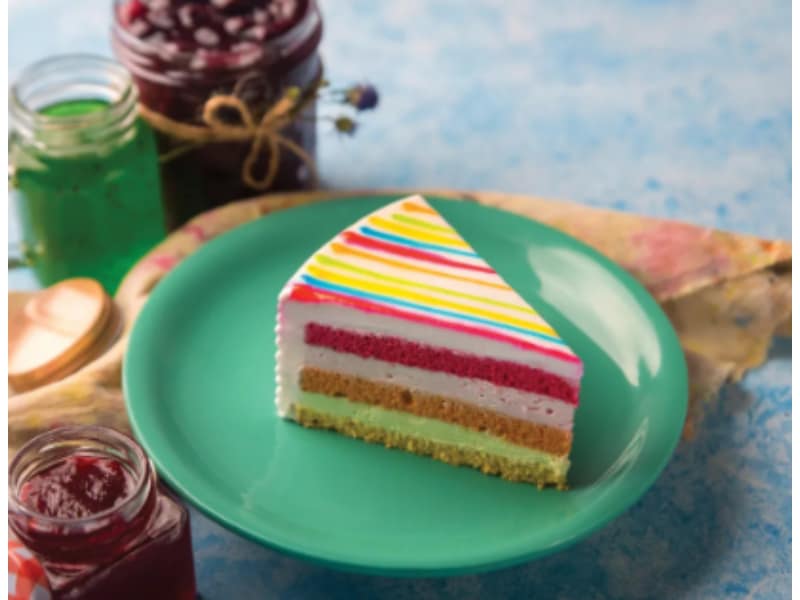 Monginis Rainbow Pastry - Eggless