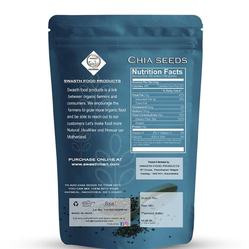 Swasth Chia Seeds -1-Kg view 7