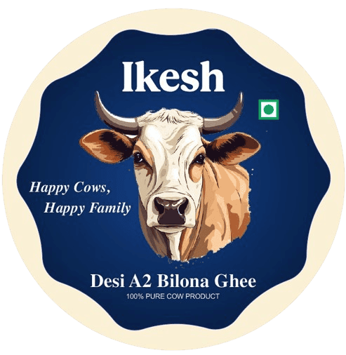 Ikesh A2 Cow Ghee | Handcrafted With Traditional Bilona Method | Pure A2 Ghee, Natural & Healthy | Lab Certified (1L) view 6