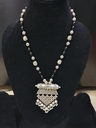 German Silver Oxidized Beautiful Necklace