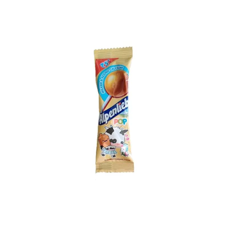 Alpenliebe Pop Rich Milky Caramel Toffee 8G view 2