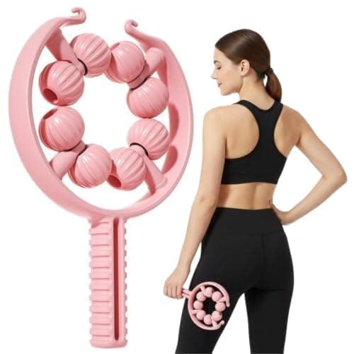 Hand Massage Roller for Lymphatic Drainage, Muscle Relaxation & Pain Relief, Manual Arm Massager Tool for Circulation, Body Slimming Roller & Beauty Massage Tool for Skin Relaxation view 2