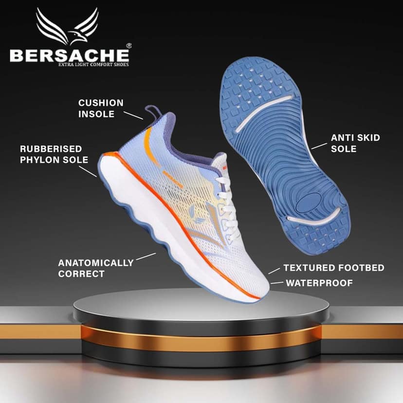 Bersache Premium Sports ,walking,Gym,cricket, Trending Running Shoes For Men's view 5