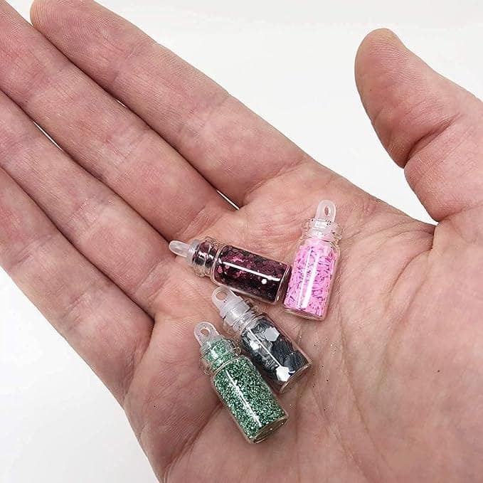 Glitter Set of Nail Decoration, Nail Art Tool for Nail Decoration - 48 Colors - Fine Glitter for Resin, Crafts, Tumblers, Nails, and More (Multicolor) view 5