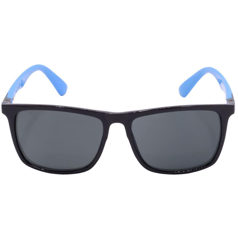 Hrinkar Grey Rectangular Stylish Goggles Black, Sky Blue Frame Sunglasses for Men & Women - HRS-BT-03-BK-LBU-BK view 2