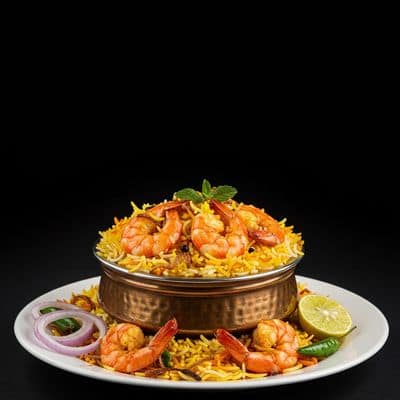 Prawns Biryani (Small)
