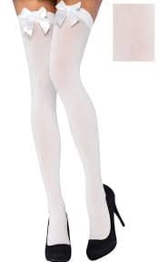 Stockings white Thigh High