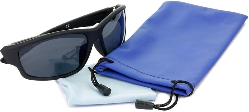 HRINKAR Unisex Sports Sunglasses Black & Brown Frame, Grey & Brown Lens (Medium) - Pack of 2 view 7