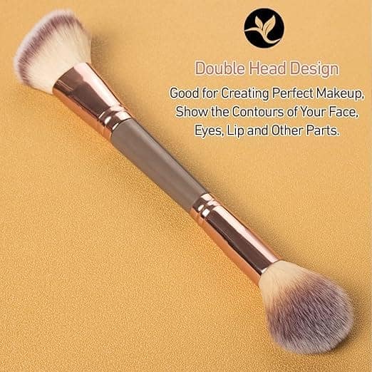 2-in-1 Foundation Brush, Blush Brush, Powder Brush, Makeup Brush pack of 2 view 3