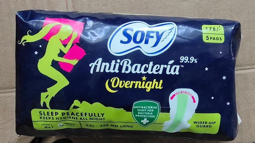 Sofy anti bacteria overnight XXL 350mm 5 pads