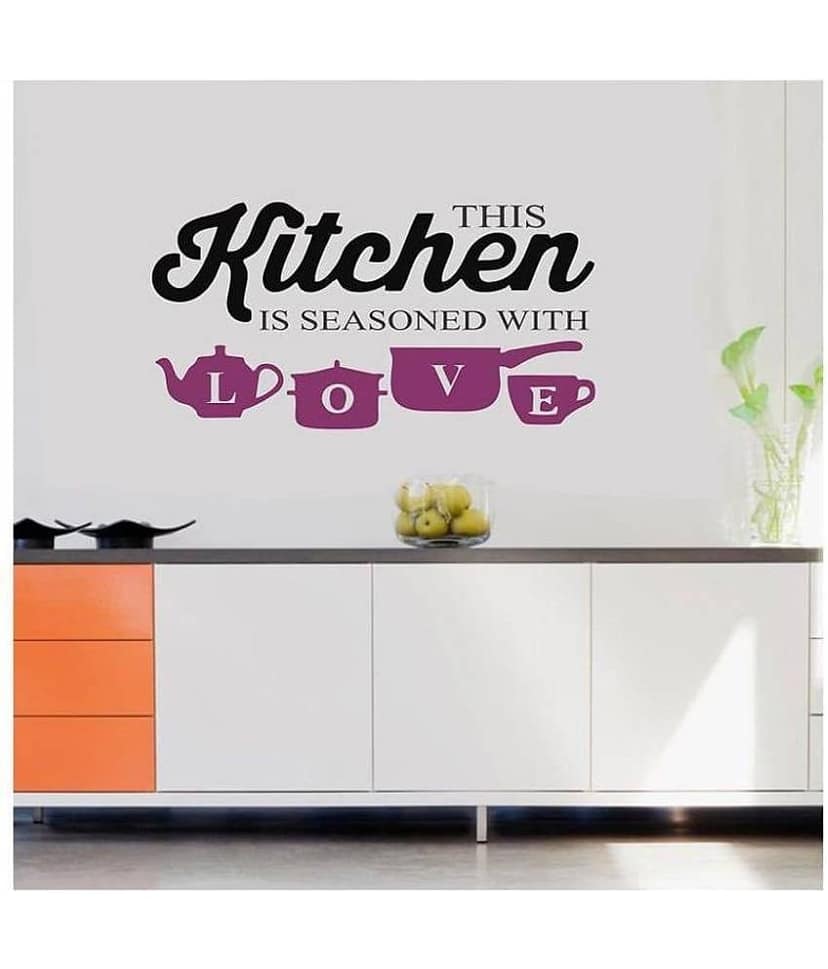Asmi Collection Wall Stickers For Kitchen Nature Sticker ( 35 x 65 cms )