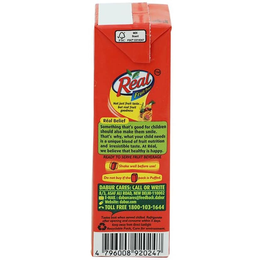 Real Fruit Power Juice - Mixed Fruits, 200 Ml view 2