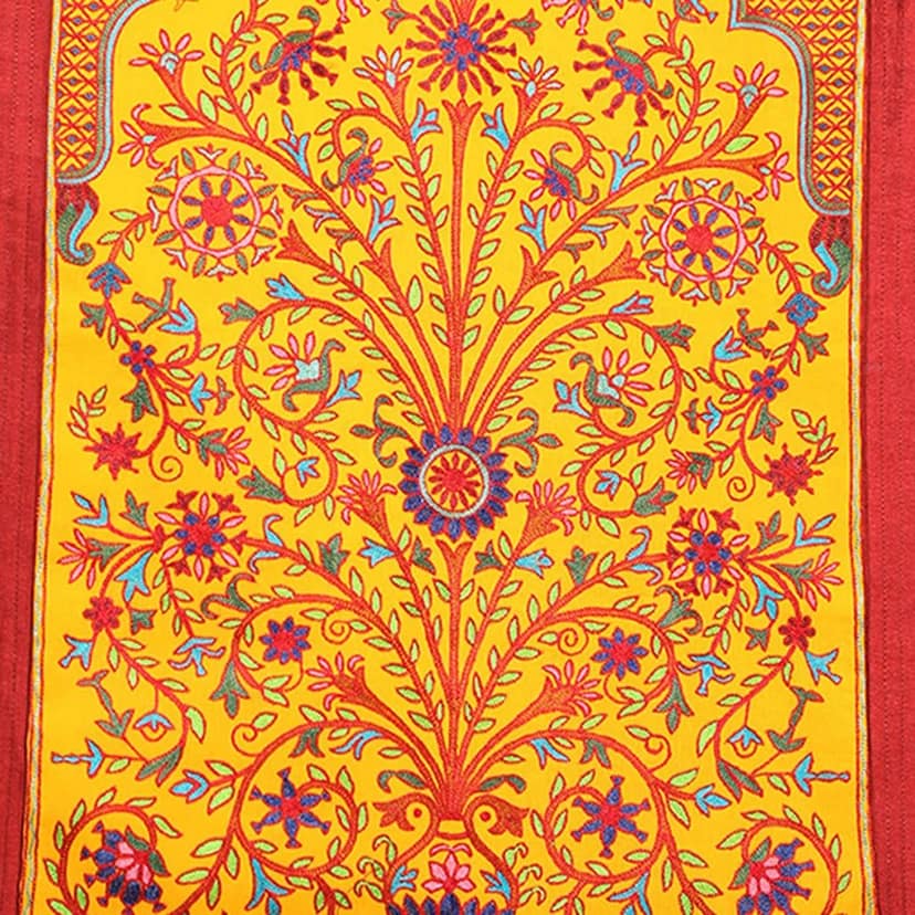 Garvi Gurjari (A Gujarat Govt Enterprise) Cotton Embroidery Wallpiece (75 cm x 46 cm, GSHHDCL 3) view 2