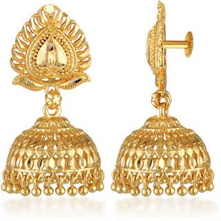 Vivastri Sizzling Glittering Jhumki Jhumka Earring for Women and Girls[VIVA2662ERG]