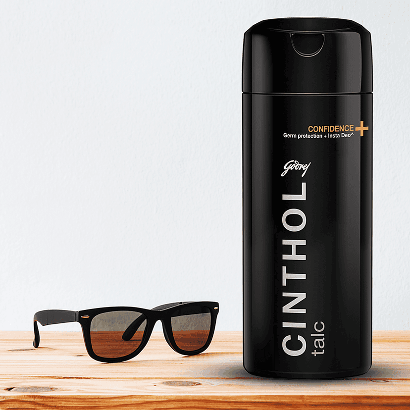 Cinthol Confidence+ Talc - Antiperspirant, Germ Protection & Insta Deo Fragrance, 300 G view 2