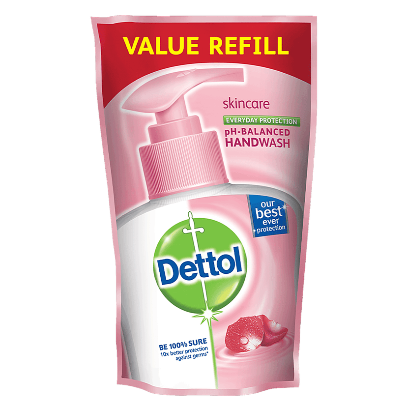Dettol Ph-Balanced Handwash - Skincare, 10X Better Protection Against Germs, 175 Ml (Pack Of 3) view 2
