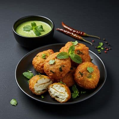 Paneer Pudina Pakoda