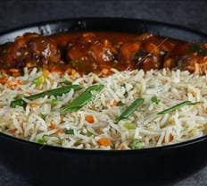 Veg Manchurian Fried Rice